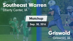 Matchup: Southeast Warren vs. Griswold  2016