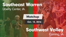 Matchup: Southeast Warren vs. Southwest Valley  2016