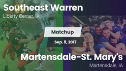 Matchup: Southeast Warren vs. Martensdale-St. Mary's  2017