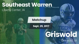 Matchup: Southeast Warren vs. Griswold  2017