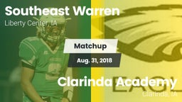 Matchup: Southeast Warren vs. Clarinda Academy  2018
