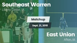 Matchup: Southeast Warren vs. East Union  2018