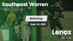 Matchup: Southeast Warren vs. Lenox  2018