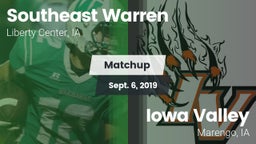 Matchup: Southeast Warren vs. Iowa Valley  2019