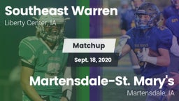 Matchup: Southeast Warren vs. Martensdale-St. Mary's  2020