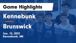 Kennebunk  vs Brunswick  Game Highlights - Jan. 12, 2023
