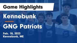 Kennebunk  vs GNG Patriots Game Highlights - Feb. 18, 2023