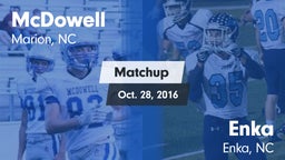 Matchup: McDowell vs. Enka  2016