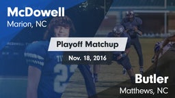 Matchup: McDowell vs. Butler  2016