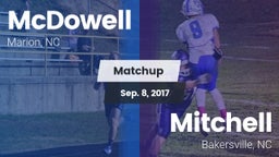 Matchup: McDowell vs. Mitchell  2017