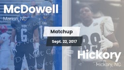 Matchup: McDowell vs. Hickory  2017