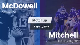 Matchup: McDowell High vs. Mitchell  2018