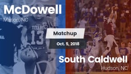 Matchup: McDowell High vs. South Caldwell  2018