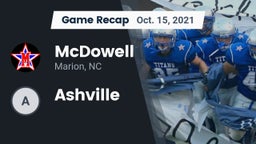 Recap: McDowell   vs. Ashville  2021