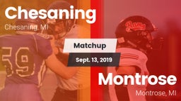 Matchup: Chesaning High vs. Montrose  2019