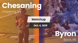 Matchup: Chesaning High vs. Byron  2019