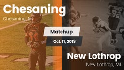 Matchup: Chesaning High vs. New Lothrop  2019