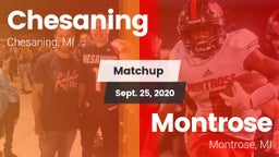 Matchup: Chesaning High vs. Montrose  2020