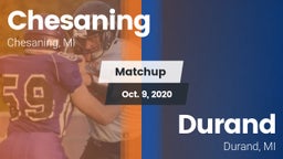 Matchup: Chesaning High vs. Durand  2020