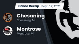 Recap: Chesaning  vs. Montrose  2021