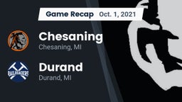 Recap: Chesaning  vs. Durand  2021