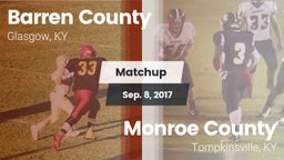 Matchup: Barren County vs. Monroe County  2017