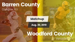 Matchup: Barren County vs. Woodford County  2019