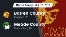 Recap: Barren County  vs. Meade County  2019