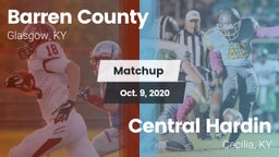 Matchup: Barren County vs. Central Hardin  2020