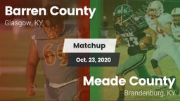 Matchup: Barren County vs. Meade County  2020