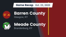 Recap: Barren County  vs. Meade County  2020