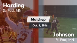 Matchup: Harding vs. Johnson  2016