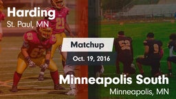 Matchup: Harding vs. Minneapolis South  2016