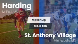 Matchup: Harding vs. St. Anthony Village  2017