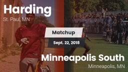 Matchup: Harding vs. Minneapolis South  2018