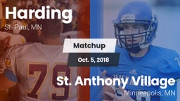Matchup: Harding vs. St. Anthony Village  2018