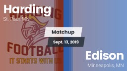 Matchup: Harding vs. Edison  2019
