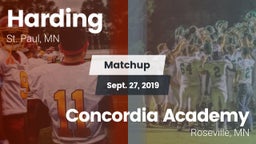 Matchup: Harding vs. Concordia Academy 2019