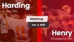 Matchup: Harding vs. Henry  2019