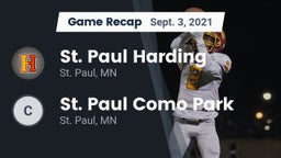 Recap: St. Paul Harding  vs. St. Paul Como Park  2021