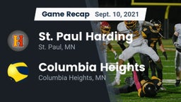 Recap: St. Paul Harding  vs. Columbia Heights  2021
