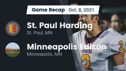 Recap: St. Paul Harding  vs. Minneapolis Edison  2021