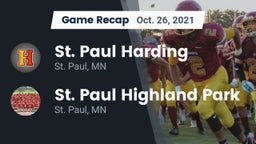 Recap: St. Paul Harding  vs. St. Paul Highland Park  2021