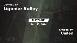 Matchup: Ligonier Valley vs. United  2016
