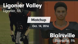 Matchup: Ligonier Valley vs. Blairsville  2016
