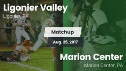Matchup: Ligonier Valley vs. Marion Center  2017