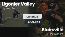 Matchup: Ligonier Valley vs. Blairsville  2018