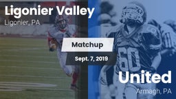 Matchup: Ligonier Valley vs. United  2019