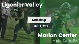 Matchup: Ligonier Valley vs. Marion Center  2019