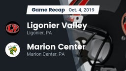 Recap: Ligonier Valley  vs. Marion Center  2019